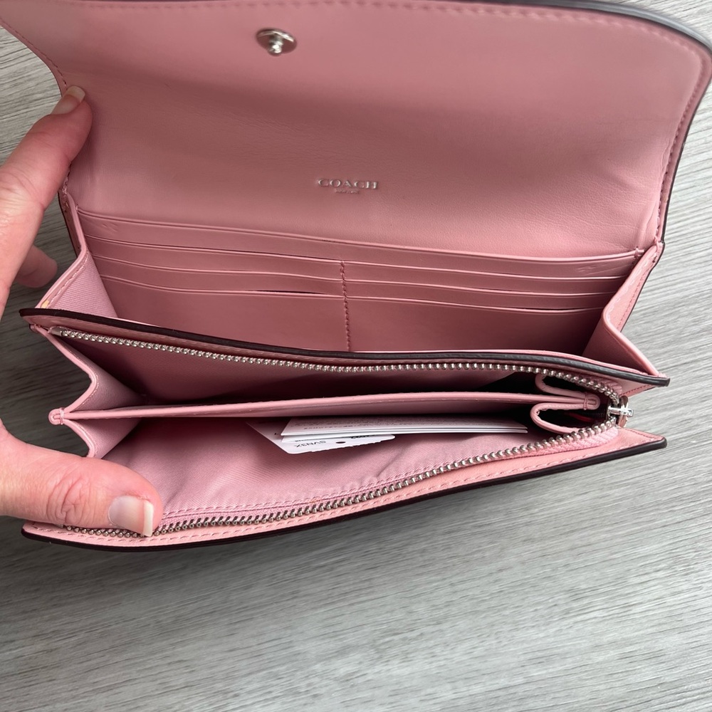 NWT Coach Signature Slim Envelope Wallet - Picture 4 of 5